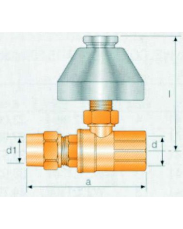 RUBINETTO C/CAP SF F1/2x20