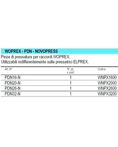 PINZA MULTISTR TH DN16    