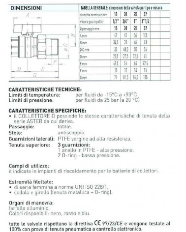 VALVOLA SF ORION MF 1/2   