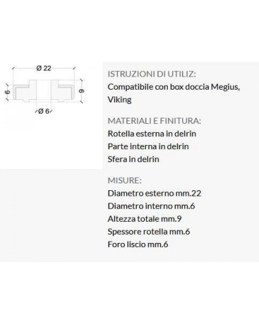 ROTELLA SF/PL 22X6X9   2PZ