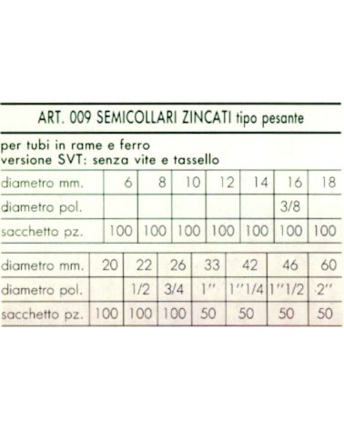 SEMICOLLARE PES SVT    3/8