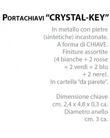 P/CHIAVI CRYSTAL KEY  12PZ