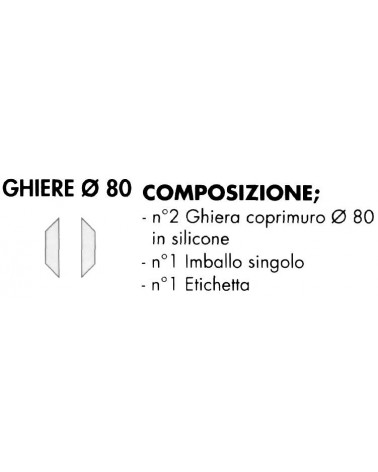 GHIERE diametro 80 CONFEZ. 2 PEZZI