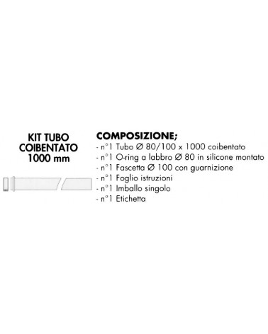 KIT TUBO COIB. 1000 mm    