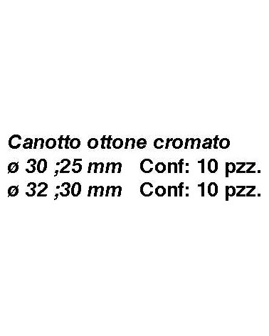 CANOTTO OTT CROM diametro 30 25 CM