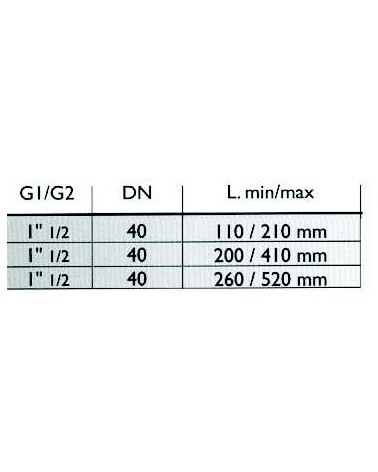 UNIWATER  MF 1,1/2 110x210