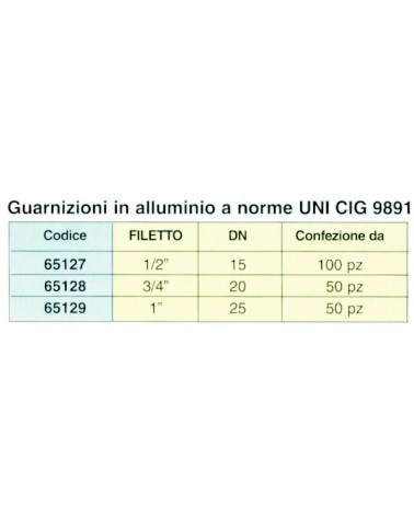 GUARNIZIONE IN ALLUM 1/2  