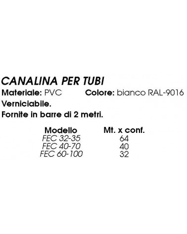 CANALINA 2m  FEC 32x35    