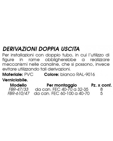 DERIVAZ.DOPPIA USC 47x33  