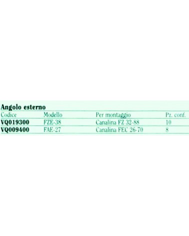 ANGOLO ESTERNO      FAE-27