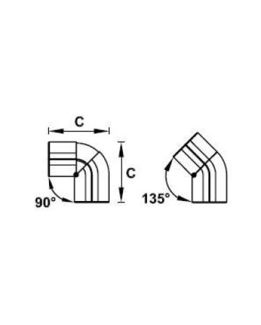 CURVA ANGOLO SNODABILE T72