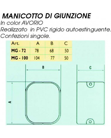 MANICOTTO DI GIUNZ   MG-72