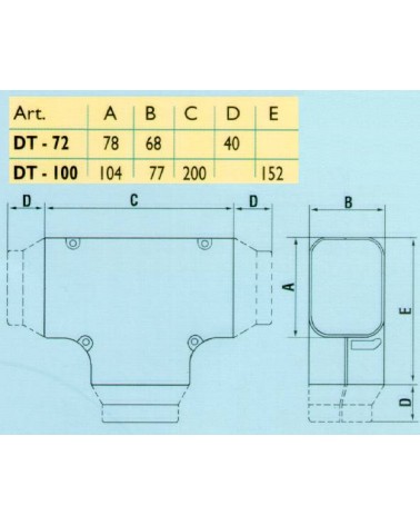 DERIVAZIONE A T AVOR.DT-72