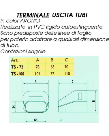 TERMINALE USC TUBI   TS-72