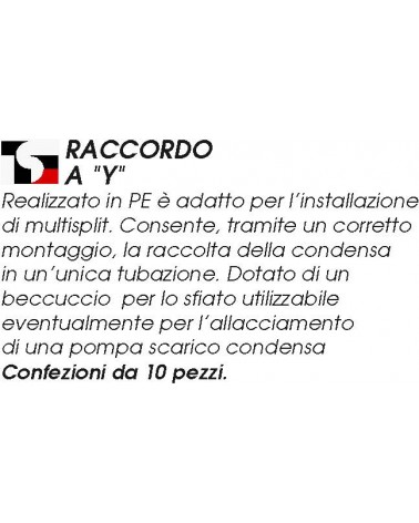 RACC. Y 2VIE 16/18 X COND.