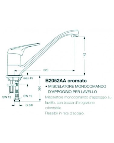 MIX BIDET  JOY CROMO      