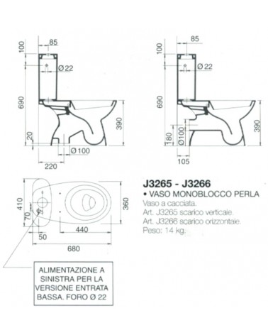 CASSETTA PERLA      BIANCA