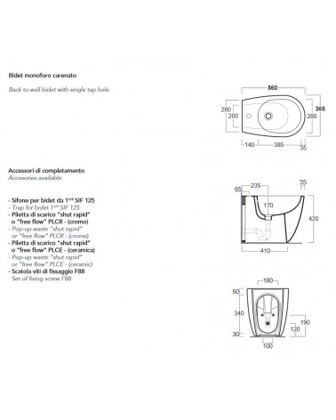 BIDET 1/F VIGNONI         