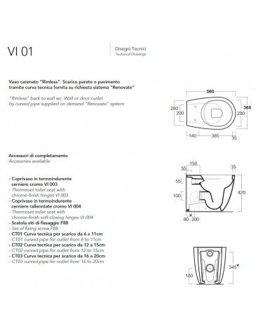 VASO S/PAV.RIMLESS VIGNONI