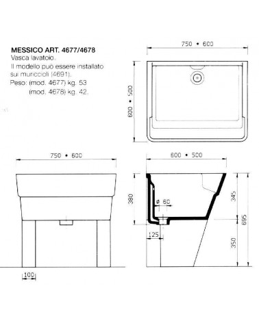 LAVATOIO MESSICO     60X50