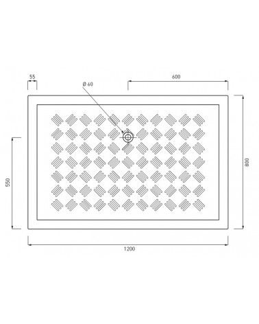 PIATTO DOCCIA 80X120 BIANC