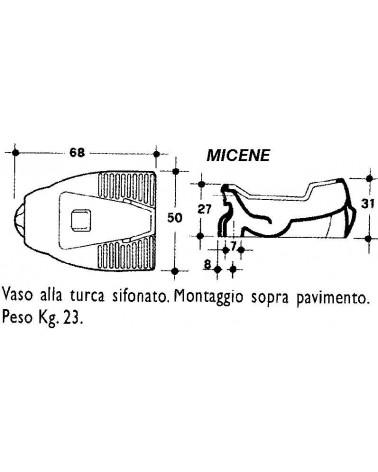 BIDET 1FORO XES BIANCO    