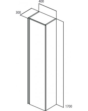 COLONNA L40 P30 H170 LEGNO