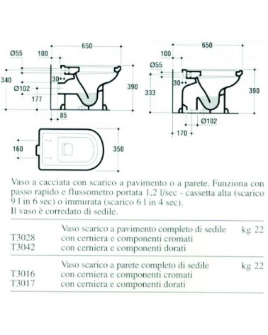 VASO CALLA SCAR/PAVIM BIAN