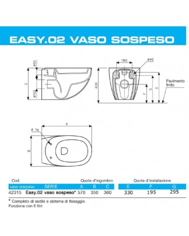 VASO SOSP. C/SED EASY.02  