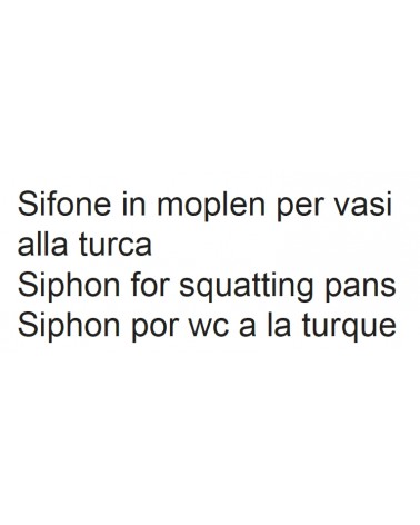 SIFONE X TURCA IN MOPLEN  