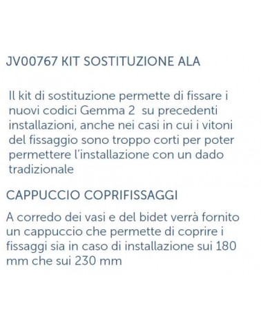 KIT X SOSTITUZIONE ALA 2PZ