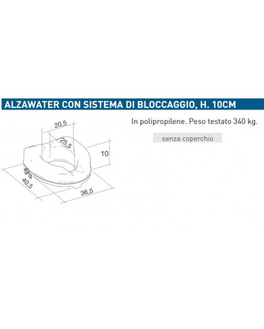 SEDILE-RIALZO cm10 C/BLOCC