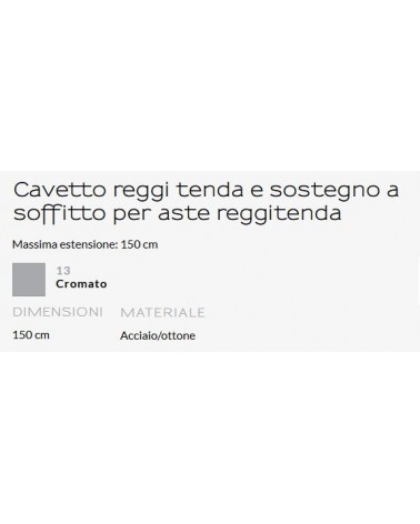 CAVETTO REGGITENDA CROMO  