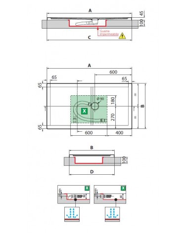 PIATTO OLYMPIC/P 120X70 BI