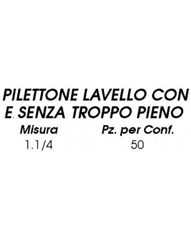 PILETTONE C/TP 1,1/4      