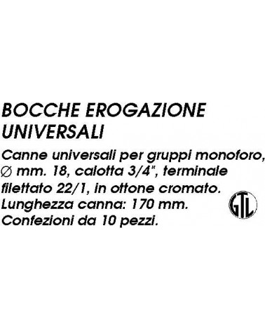 BOCCA UNIVER. PER MONOFORO