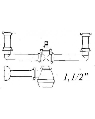 SIFONE 2V x INOX + LAV.40 