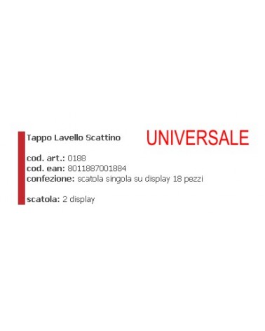 TAPPO SCATTINO UNIVERSALE 