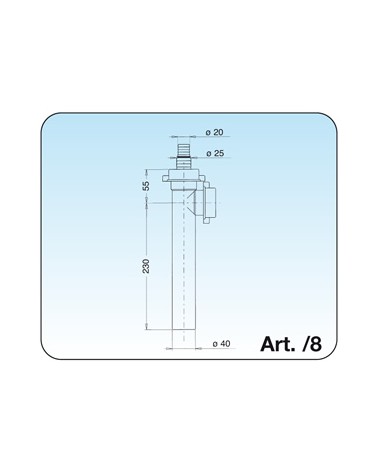 RACCORDO 2 VIE diametro 40 LAV+LAV