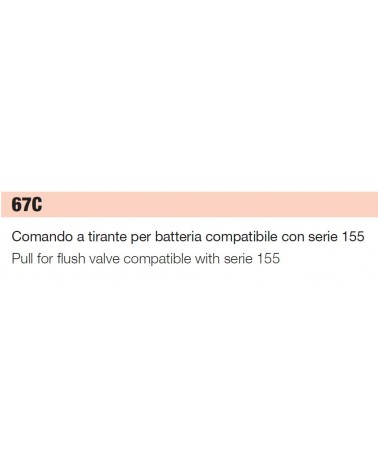 COMANDO A TIRANTE CROMATO 