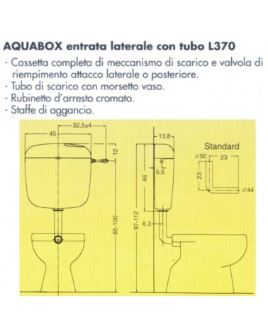 CASSETTA AQUABOX C/ARRESTO