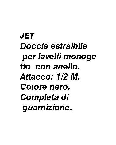 DOCCETTA JET C/ANELLO NERA