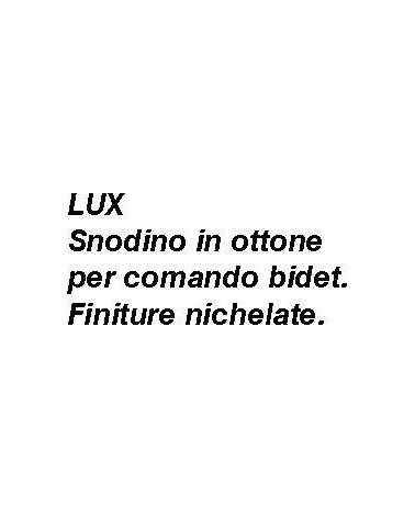 SNODINO LUX OTTONE/NICHEL 