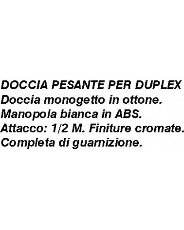 DOCCETTA PESANTE C/CUR BIA