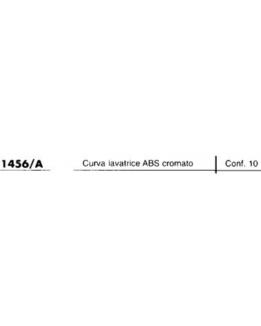 CURVA LAVATRICE ABS   CROM