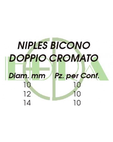 BICONO CROMATO DOPPIO diametro 10 