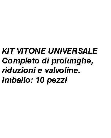 KIT VITONE UNIVERSALE     