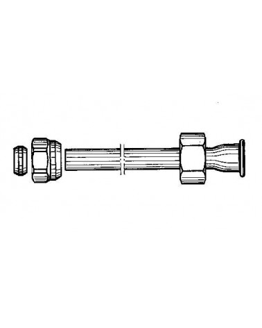 ATTAC. LISCIO diametro  10 3/8x50 