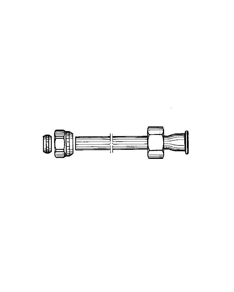 ATTAC. LISCIO diametro  10 3/8x50 