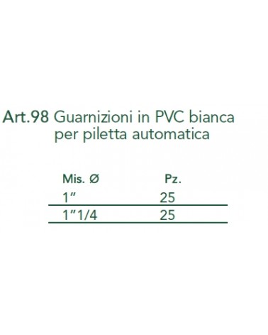 GUARNIZ PVC BIAN PILET 1" 